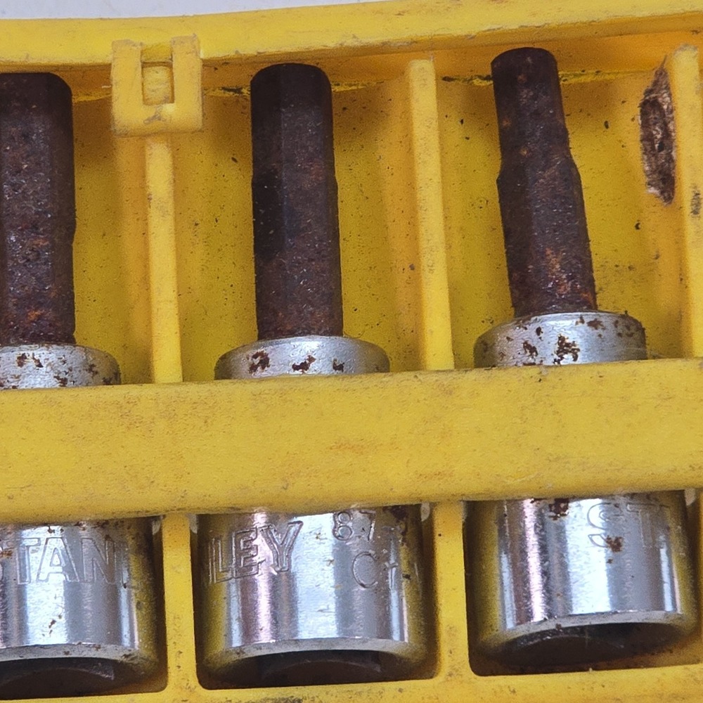 Stanley 5 Pc 3/8" Drive Hex Bit Socket Set 4mm 5mm 6mm 7mm 8mm - Picture 9 of 10